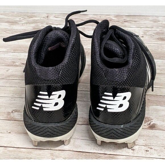 New Balance Mens Size 7 2E Black Data Driven Platform Baseball Shoes M4040BK4 main image 7